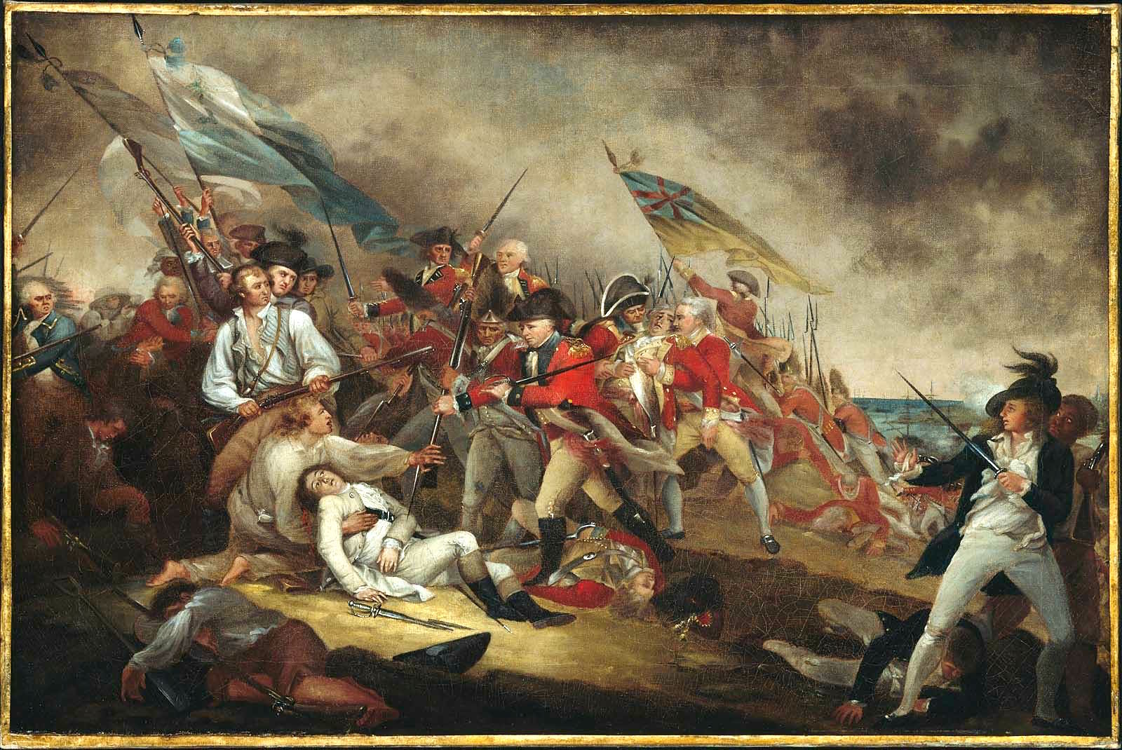 John Trumbull's painting The Death of John Trumbull at the Battle of Bunker's Hill